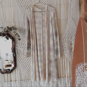 SOLD Long Boho Sweater